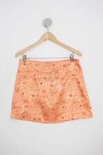 saia eclectic feminina laranja floral