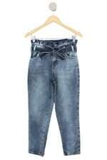 calça jeans Renner feminina azul com faixa na cintura