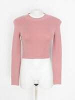blusa cropped reserved feminina rosa
