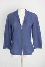 casaco feminino azul