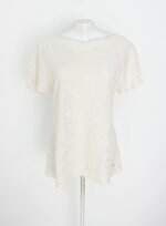 blusa dzarm feminina branca com recortes