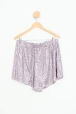 shorts C&A feminino lilás com forro