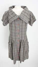 vestido cantao feminino xadrez 