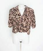 blusa cropped feminina estampada