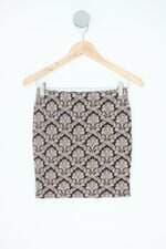 saia forever 21 feminina estampada