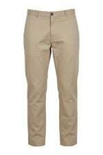 Calça de sarja masculina Preston Field marrom
