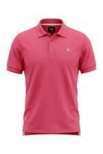 Camisa polo masculina La Martina rosa