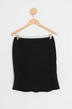 saia luigi bertolli feminina preta com forro