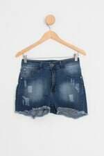 shorts jeans feminino azul