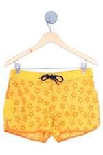 shorts planet girls feminino estampado 
