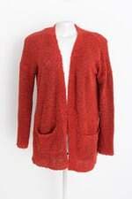cardigan C&A feminino terracota