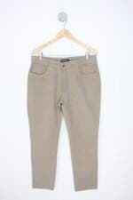 calça de sarja feminina bege