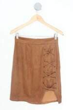 saia feminina marrom