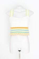 cropped de tricô renner feminino colorido