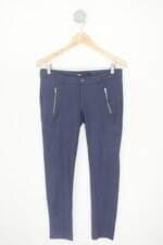 calça de tecido armazem feminina azul
