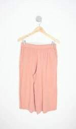 calça de tecido aqua feminina rosa