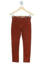 calça de tecido miraxy kids terracota