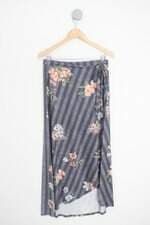 saia renner feminina estampada com sobreposição