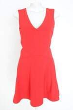 vestido Top Shop feminino vermelho com forro