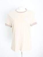 blusa feminina bege com bordado