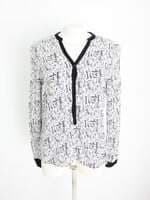 camisa feminina estampada 