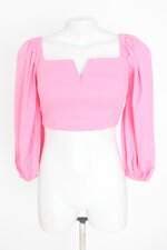  cropped renner feminino rosa com recortes