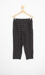 calça de tecido C&A feminina estampada com cós com elástico e pregas