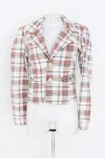 blazer feminino xadrez