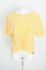 blusa dzarm feminina listrada com nó
