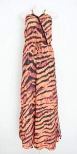 vestido d'propósito feminino estampado com meio forro