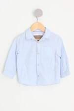 camisa polo zara kids azul