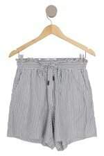 Shorts Members Mark feminino listrado