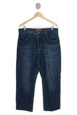 Calça jeans Shoulder feminina azul