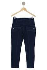 calça jeans hidrogenio feminina azul