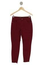 calça de sarja Colcci feminina vermelha