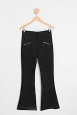 calça de tecido feminina preta