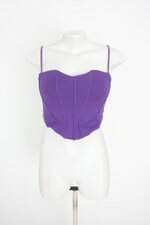 cropped Blue Steel feminino roxo
