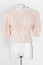 blusa de tricô Blue Steel feminina rosa