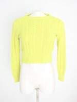 blusa de tricot forever21 feminina amarela