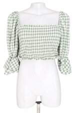 blusa cropped Renner feminina xadrez