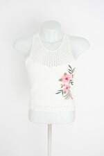regata hollister feminina branca com forro