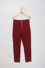 calça slim amaro feminina vermelha