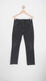 calça de sarja bobstore feminina preta