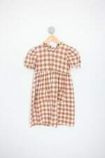 vestido kids estmpado em xadres