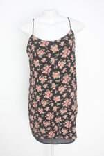 vestido forever21 feminino colorido com fenda e forro