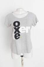 blusa feminina cinza com silk