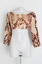 blusa cropped feminina estampada