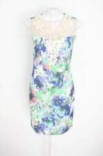 Vestido Didanda feminina estampa com bordado e tule