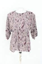 blusa zara feminina estampada