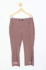 calça de tecido shoulder feminina estampada